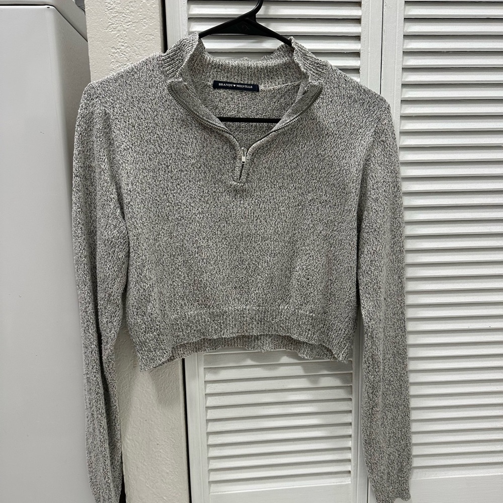 Brandy Quarter Zip Sweater ~ Lightweight